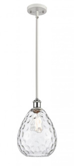 Waverly - 1 Light - 8 inch - White Polished Chrome - Mini Pendant (3442|516-1S-WPC-G372-LED)