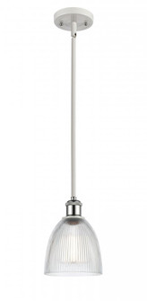 Castile - 1 Light - 6 inch - White Polished Chrome - Mini Pendant (3442|516-1S-WPC-G382-LED)