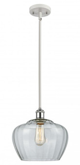 Fenton - 1 Light - 11 inch - White Polished Chrome - Mini Pendant (3442|516-1S-WPC-G92-L-LED)