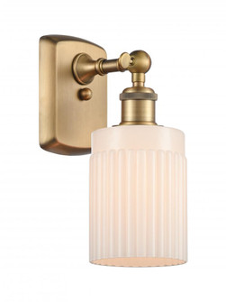 Hadley - 1 Light - 5 inch - Brushed Brass - Sconce (3442|516-1W-BB-G341-LED)