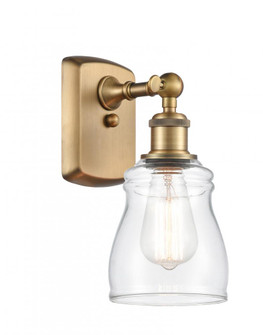 Ellery - 1 Light - 5 inch - Brushed Brass - Sconce (3442|516-1W-BB-G392)