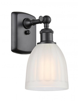Brookfield - 1 Light - 6 inch - Matte Black - Sconce (3442|516-1W-BK-G441)