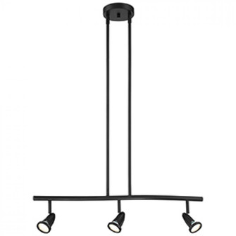 3 Light Adjustable LED Pendant or Semi-Flush (7|52205LEDDLP-BL)