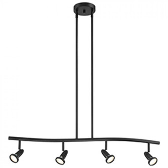 4 Light Adjustable LED Pendant or Semi-Flush (7|52206LEDDLP-BL)