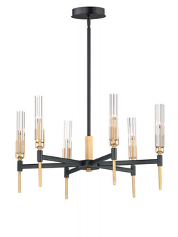 Flambeau-Chandelier (19|16125CLBKAB)