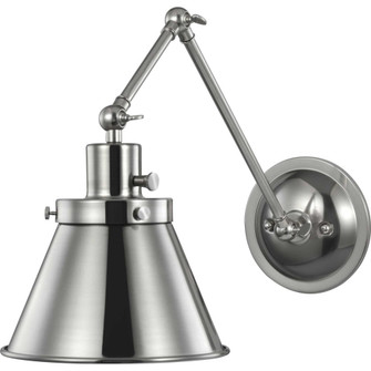 Hinton Collection Brushed Nickel Swing Arm Wall Light (149|P710095-009)