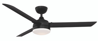 Xeno Wet 56 inch Indoor/Outdoor Ceiling Fan with LED Light Kit - Black with Black blades (90|FP6729BBLW)