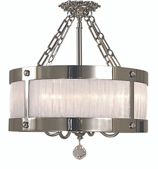 5-Light Polished Silver Astor Flush / Semi-Flush Mount (84|2164 PS)