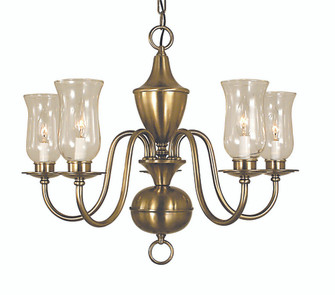 5-Light Matte Black Jamestown Dining Chandelier (84|2545 MBLACK)