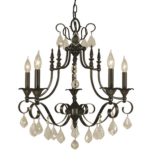 6-Light Brushed Nickel Liebestraum Dining Chandelier (84|2975 BN)