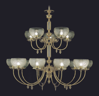 15-Light Polished Brass Chancery Foyer Chandelier (84|7515 PB)