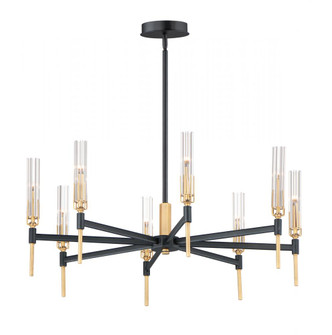 Flambeau-Chandelier (19|16128CLBKAB)