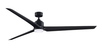 TriAire Custom Indoor/Outdoor Smart Ceiling Fan DC Motor- Black (90|MAD8515BLW)