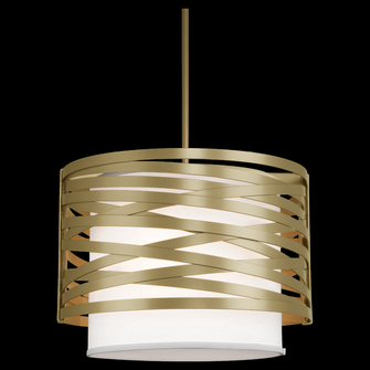 Tempest Drum with Linen Shade - 18-Inch (1289|CHB0013-18-GB-SH-001-E2)