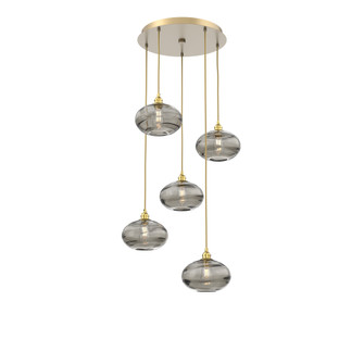 Coppa Round 5pc Multi-Pendant (1289|CHB0036-05-GB-OS-C01-E2)