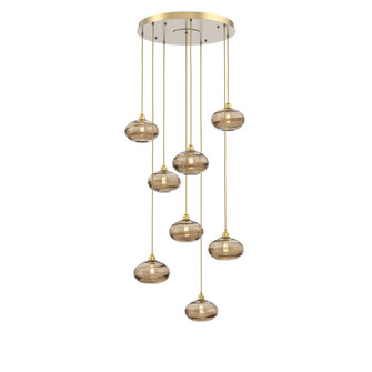 Coppa Round 8pc Multi-Pendant (1289|CHB0036-08-GB-OB-C01-E2)