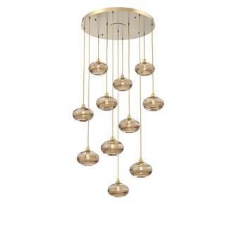 Coppa Round 11pc Multi-Pendant (1289|CHB0036-11-GB-OB-C01-E2)