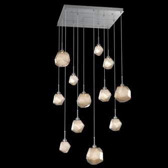 Gem Square 12pc Multi-Pendant (1289|CHB0039-12-GM-B-C01-L1)