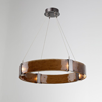 Parallel Ring Chandelier-33 (1289|CHB0042-33-BS-CG-CA1-L1)