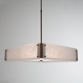 Textured Glass Chandelier-23 (1289|CHB0044-23-GB-IW-001-E2)