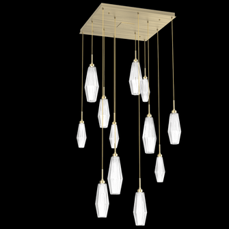 Aalto Square 12pc Multi-Pendant (1289|CHB0049-12-HB-RC-C01-L1)