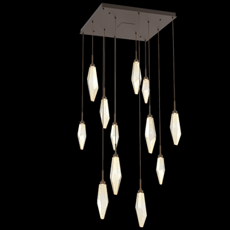 Rock Crystal Square 12pc Multi-Pendant (1289|CHB0050-12-FB-CA-C01-L1)