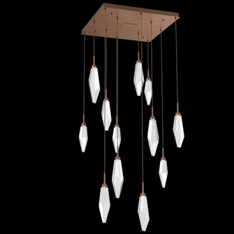 Rock Crystal Square 12pc Multi-Pendant (1289|CHB0050-12-RB-CC-C01-L1)