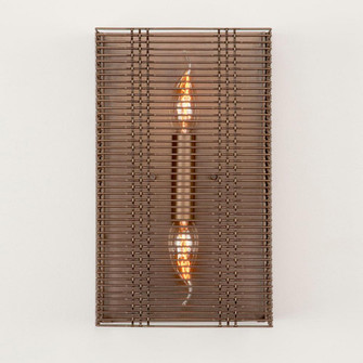 Downtown Mesh Cover Sconce-13 (1289|CSB0020-13-GB-F-E1)