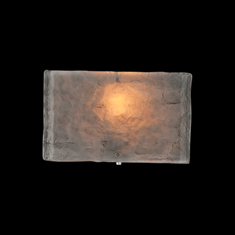 Textured Glass Square Cover Sconce (1289|CSB0044-0B-MB-IW-E2)