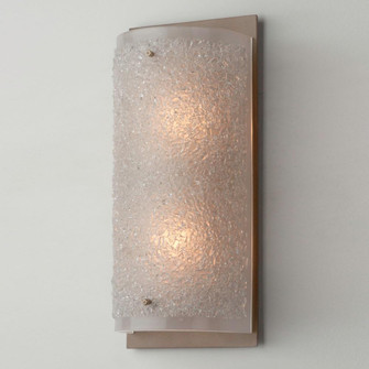 Textured Glass Cover Sconce-13 (1289|CSB0044-13-GB-FG-E2)