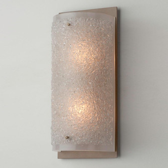 Textured Glass Cover Sconce-13 (1289|CSB0044-13-GB-FS-E2)