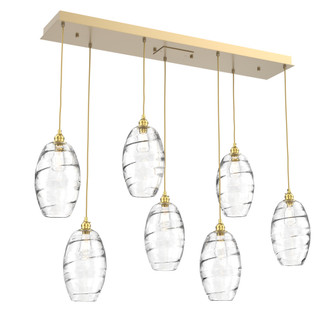 Ellisse Linear 7pc Multi-Pendant (1289|PLB0035-07-GB-OC-C01-E2)