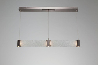 Parallel Linear Suspension-Metallic Beige Silver-Granite Glass (1289|PLB0042-47-BS-CG-CA1-L1)