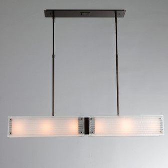 Textured Glass Linear Suspension-44 (1289|PLB0044-44-MB-FR-001-E2)