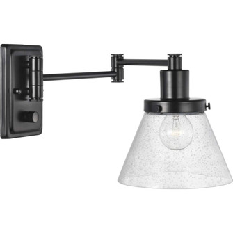 Hinton Collection Black Swing Arm Wall Light (149|P710084-031)