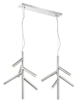 12 Light Linear Chandelier (276|917-6CH-LED-2LCH)