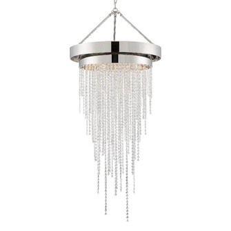 Clarksen 6 Light Polished Nickel Chandelier (205|CLA-A3207-PN-CL-MWP)