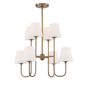 Keenan 28'' Vibrant Gold Chandelier (205|KEE-A3008-VG)