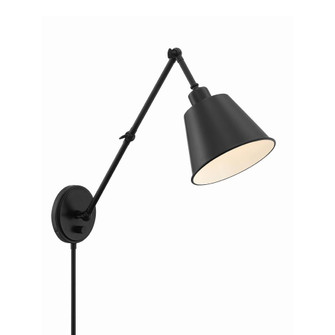Mitchell 1 Light Matte Black Task Sconce (205|MIT-A8021-MK)