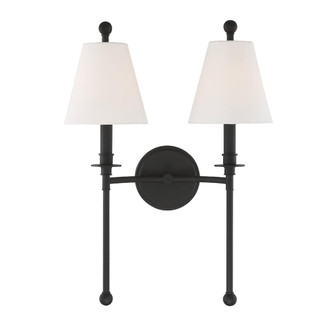 Riverdale 15'' Black Forged Sconce (205|RIV-383-BF)