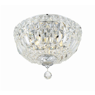 Roslyn 10'' Polished Chrome Flush Mount (205|ROS-A1003-CH-CL-MWP)