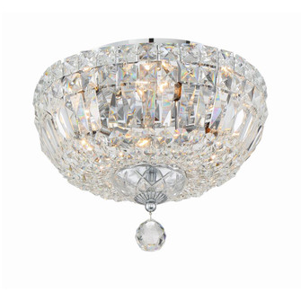 Roslyn 4 Light Polished Chrome Flush Mount (205|ROS-A1004-CH-CL-MWP)