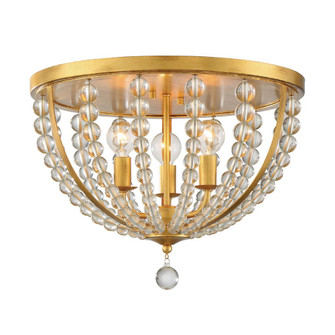 Roxy 16.5'' Antique Gold Flush Mount (205|ROX-A9000-GA)