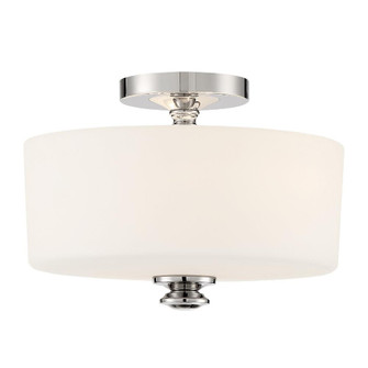 Travis 12.5'' Polished Nickel Semi Flush Mount (205|TRA-A3302-PN)