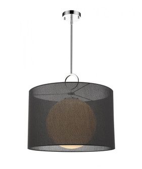 1 Light Pendant (276|194-24BK-C)