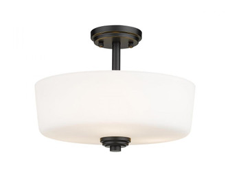 3 Light Semi Flush Mount (276|220SF3-MB)
