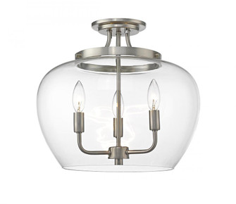 3 Light Semi Flush Mount (276|473SF-BN)