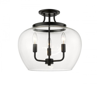 3 Light Semi Flush Mount (276|473SF-MB)