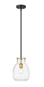 1 Light Pendant (276|476MP-ROD-MB-OBR)