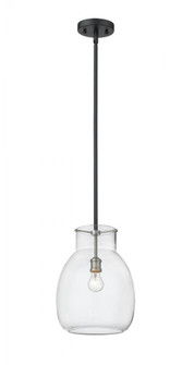 1 Light Pendant (276|476P-ROD-MB-BN)